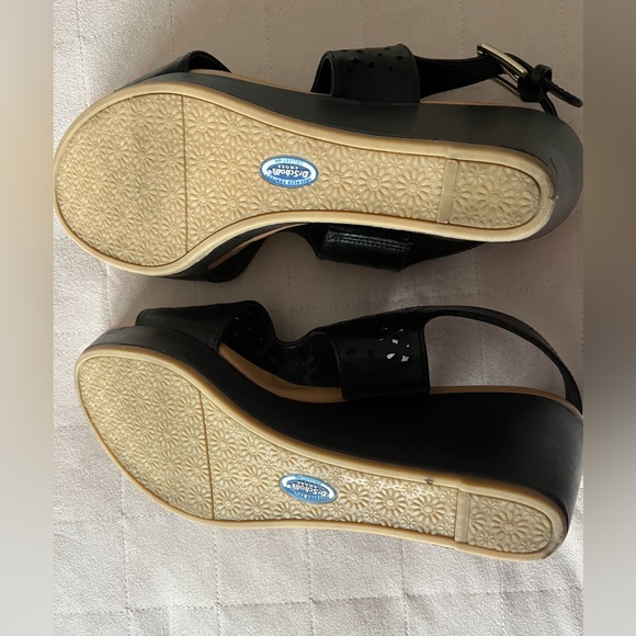 Dr. Scholl’s Advanced Comfort Collection Black Wedge Sandal - Picture 2 of 3